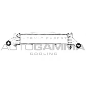 Intercooler, échangeur AUTOGAMMA 102413