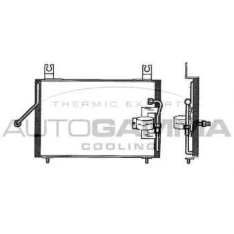 AUTOGAMMA 102556 - Condenseur, climatisation