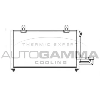 AUTOGAMMA 102557 - Condenseur, climatisation