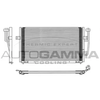 Condenseur, climatisation AUTOGAMMA 102565