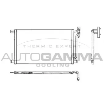 Condenseur, climatisation AUTOGAMMA OEM 8377648