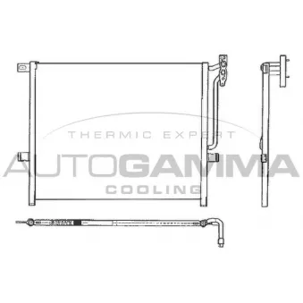 Condenseur, climatisation AUTOGAMMA OEM 8377614