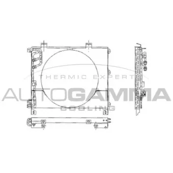 AUTOGAMMA 102613 - Condenseur, climatisation