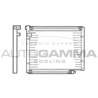 Condenseur, climatisation AUTOGAMMA 102620