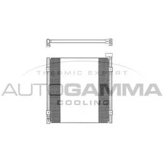 AUTOGAMMA 102663 - Condenseur, climatisation
