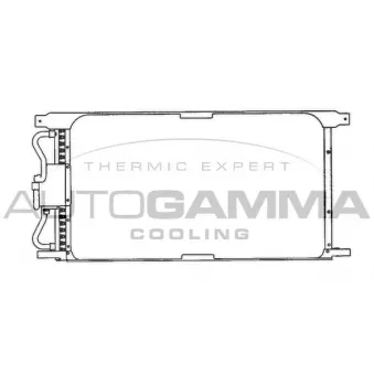 AUTOGAMMA 102666 - Condenseur, climatisation