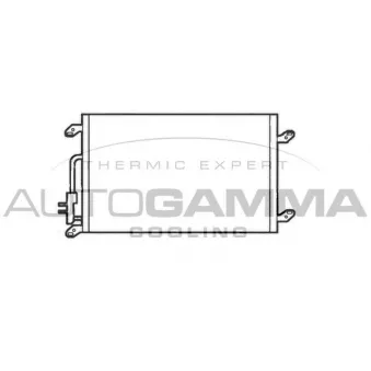 Condenseur, climatisation AUTOGAMMA 102667