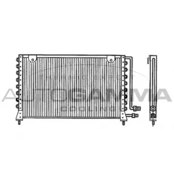 Condenseur, climatisation AUTOGAMMA 102679