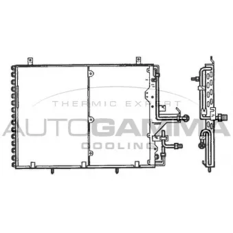Condenseur, climatisation AUTOGAMMA 102690