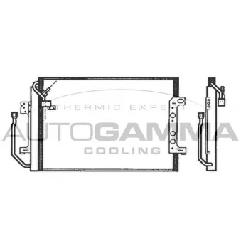 Condenseur, climatisation AUTOGAMMA 102695