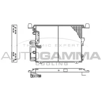 Condenseur, climatisation AUTOGAMMA 102706