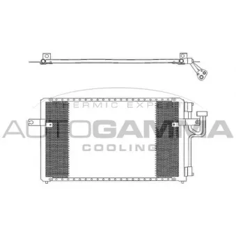 Condenseur, climatisation AUTOGAMMA 102708