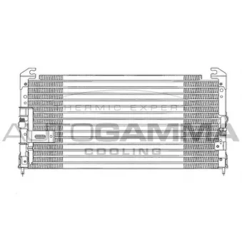 Condenseur, climatisation AUTOGAMMA 102713