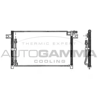 AUTOGAMMA 102723 - Condenseur, climatisation