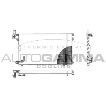 AUTOGAMMA 102756 - Condenseur, climatisation