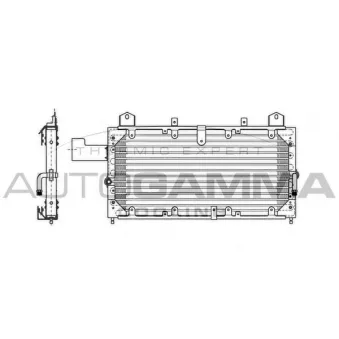 Condenseur, climatisation AUTOGAMMA 102772