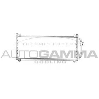 AUTOGAMMA 102787 - Condenseur, climatisation