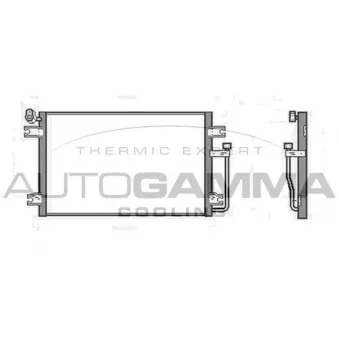 Condenseur, climatisation AUTOGAMMA 102796