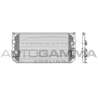AUTOGAMMA 102800 - Condenseur, climatisation