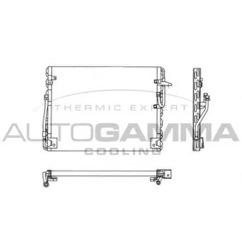 Condenseur, climatisation AUTOGAMMA 102802