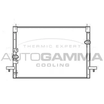 AUTOGAMMA 102809 - Condenseur, climatisation