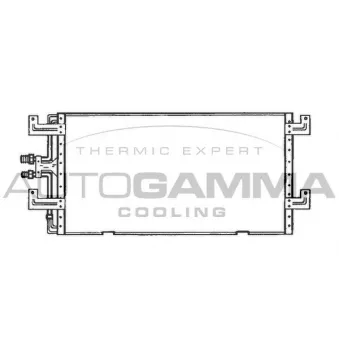Condenseur, climatisation AUTOGAMMA 102824