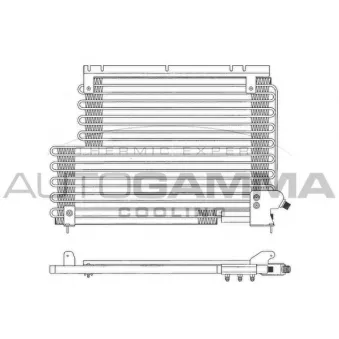 AUTOGAMMA 102833 - Condenseur, climatisation