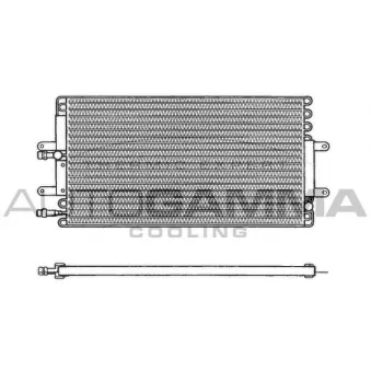 Condenseur, climatisation AUTOGAMMA [102840]