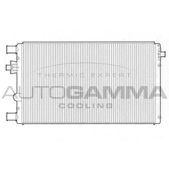 Radiateur, refroidissement du moteur AUTOGAMMA 102867