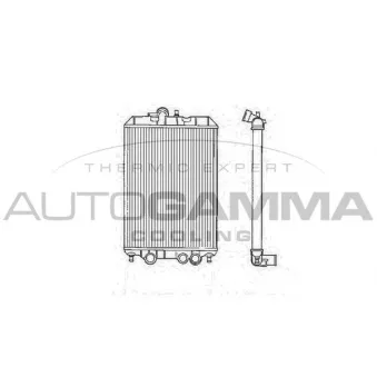 AUTOGAMMA 102958 - Radiateur, refroidissement du moteur