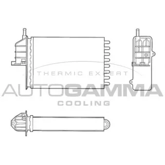 Système de chauffage AUTOGAMMA OEM 46722587