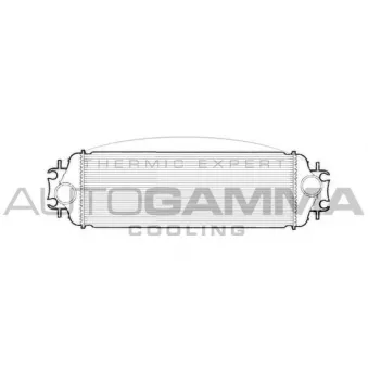 Intercooler, échangeur AUTOGAMMA OEM 7700312903