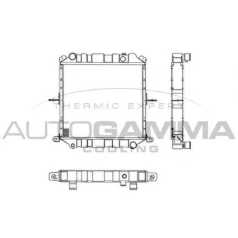 AUTOGAMMA 103258 - Radiateur, refroidissement du moteur