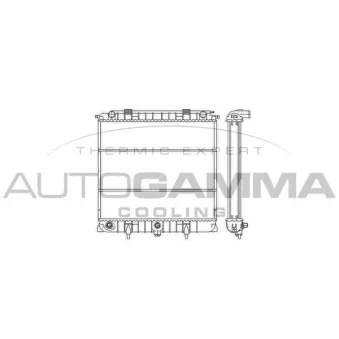AUTOGAMMA 103269 - Radiateur, refroidissement du moteur
