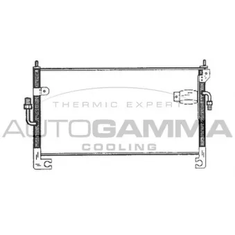 AUTOGAMMA 103289 - Condenseur, climatisation