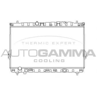 Radiateur, refroidissement du moteur AUTOGAMMA OEM 253103A101