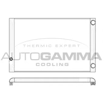 AUTOGAMMA 103373 - Radiateur, refroidissement du moteur