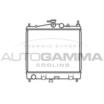 AUTOGAMMA 103382 - Radiateur, refroidissement du moteur