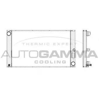 Radiateur, refroidissement du moteur AUTOGAMMA OEM 17117792832