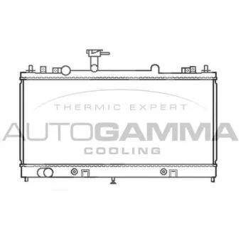AUTOGAMMA 103441 - Radiateur, refroidissement du moteur