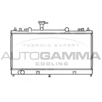 Radiateur, refroidissement du moteur AUTOGAMMA OEM RF5C15200