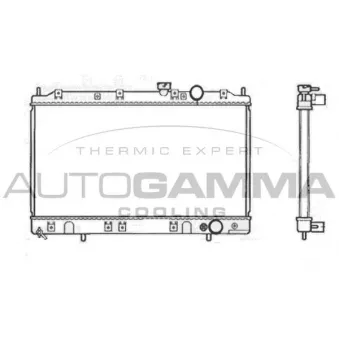 AUTOGAMMA 103494 - Radiateur, refroidissement du moteur
