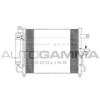 Condenseur, climatisation AUTOGAMMA 103557