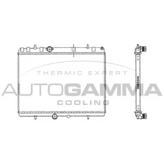Radiateur, refroidissement du moteur AUTOGAMMA OEM 1330a2