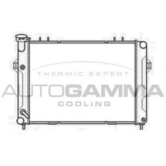 Radiateur, refroidissement du moteur AUTOGAMMA OEM 52028378