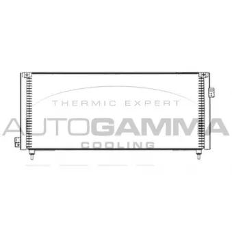 AUTOGAMMA 103687 - Condenseur, climatisation