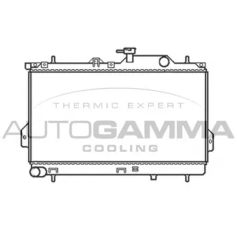 Radiateur, refroidissement du moteur AUTOGAMMA 103703