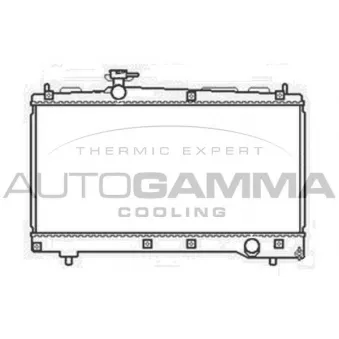 AUTOGAMMA 103712 - Radiateur, refroidissement du moteur