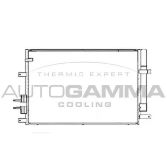 Condenseur, climatisation AUTOGAMMA 103717