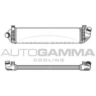 AUTOGAMMA 103720 - Intercooler, échangeur